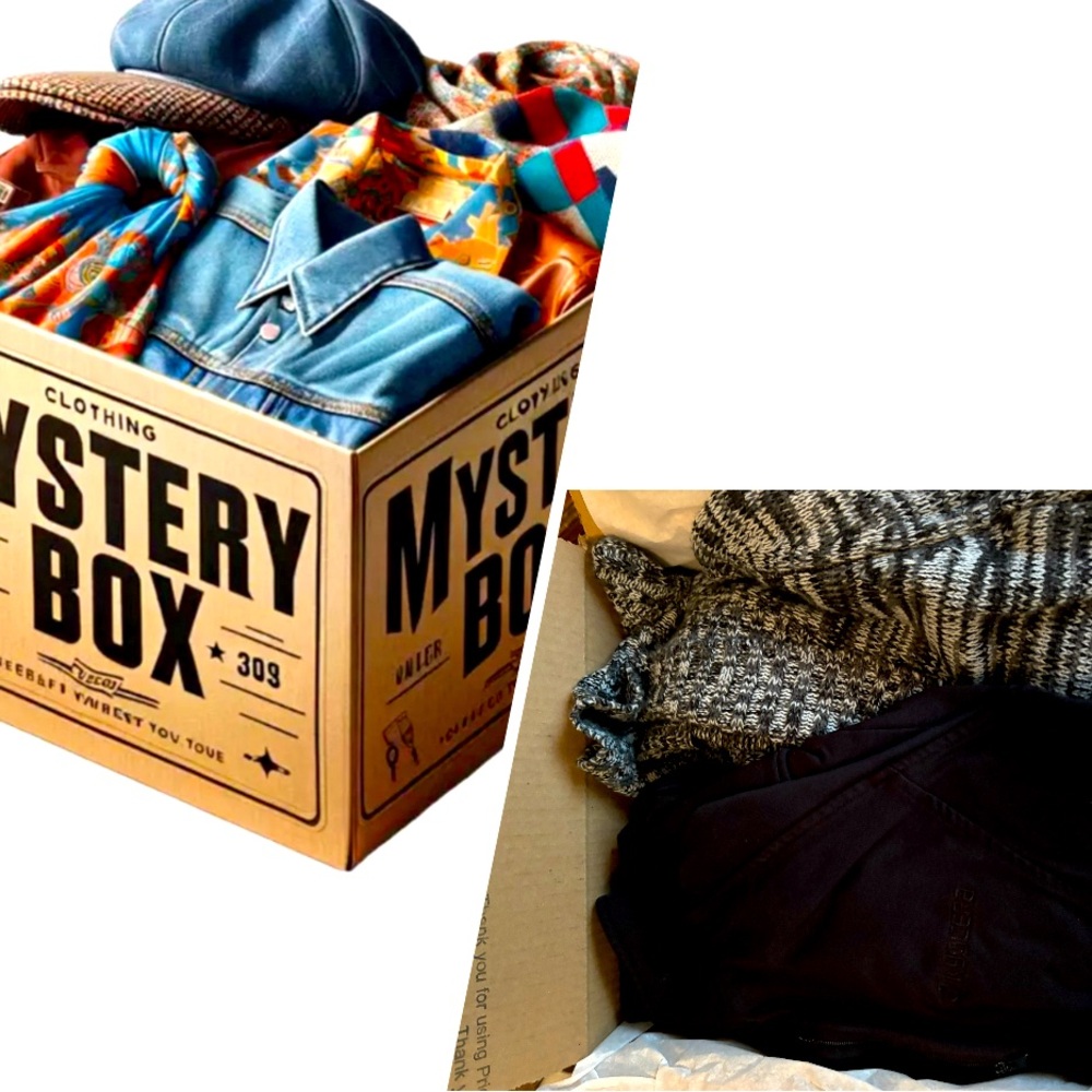 MYSTERY BOX WOMENS SIZE S CLOTHING 7 Pc BUNDLE FOR RESALE Or SELF MB31 5 Lb Box